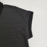 MARGARET HOWELL LINEN JERSEY POLO 578-9168032 リネン 半袖 ポロシャツ チャコールグレー レディース マーガレットハウエル【中古】6-0608S∞