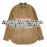 45R/45rpm バチストの908ピンタックスタンドシャツ 定価50600円 玄米 長袖シャツ ブラウン レディース フォーティーファイブアールピーエム【中古】5-1226M♪