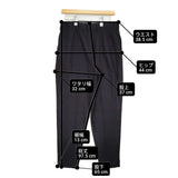 JURGEN LEHL J0123UP241 ウール パンツ ネイビー レディース ヨーガンレール【中古】6-0126T♪