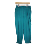 Spick and Span アサライク トラウザーパンツ サイズ40 定価15400円 パンツ グリーン ターコイズ レディース スピックアンドスパン【中古】6-0314M♪