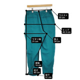 Spick and Span アサライク トラウザーパンツ サイズ40 定価15400円 パンツ グリーン ターコイズ レディース スピックアンドスパン【中古】6-0314M♪