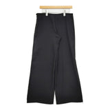 agnes b. ワイドストレートパンツ サイズ40 パンツ ブラック レディース アニエスベー【中古】6-0314M♪