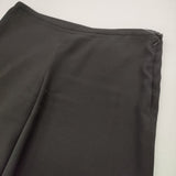 agnes b. ワイドストレートパンツ サイズ40 パンツ ブラック レディース アニエスベー【中古】6-0314M♪