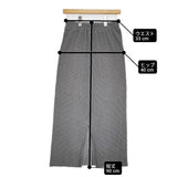Discoat リブナロースカート サイズL マキシ丈 タイト ロングスカート 25AW グレー レディース ディスコート【中古】5-1226G♪