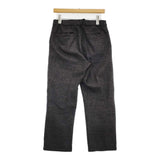 evam eva プレスウールグレンチェックイージーパンツ E183T174 サイズ1 パンツ チャコールグレー レディース エヴァムエヴァ【中古】6-0112T♪