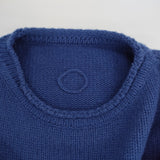 Atelier dantan Rubin Wool Knit Crew クルーネックニット ルビン 定価30800円 ウール セーター ニット ブルー レディース アトリエダンタン【中古】6-0123T△