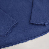 Atelier dantan Rubin Wool Knit Crew クルーネックニット ルビン 定価30800円 ウール セーター ニット ブルー レディース アトリエダンタン【中古】6-0123T△
