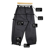 かぐれ コットンクロップドパンツ 定価15400円 GAA4-24M013 イージー クロップドパンツ ブラック レディース かぐれ【中古】6-0303G♪
