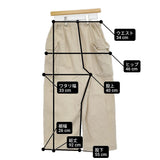 Charpentier de Vaisseau コットンウールカーゴパンツ 0 Bryan 定価30800円 ベージュ レディース シャルパンティエドゥヴェッソ【中古】5-1226T♪