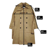 HYKE ライナー付き 194-17005 サイズ1 トレンチコート ベージュ レディース ハイク【中古】6-0112T♪