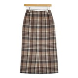 tricot COMME des GARCONS タイトスカート サイズS TS-10012S ロングスカート AD1996 ブラウン ベージュ レディース トリココムデギャルソン【中古】6-0207G♪