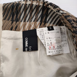 tricot COMME des GARCONS タイトスカート サイズS TS-10012S ロングスカート AD1996 ブラウン ベージュ レディース トリココムデギャルソン【中古】6-0207G♪