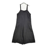 fog linen work リネン サロペット ブラック レディース フォグリネンワーク【中古】6-0314M♪