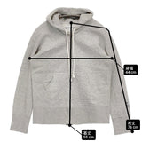 R&D.M.Co- 裏起毛 ジップアップ サイズS スウェット パーカー グレー レディース オールドマンズテーラー【中古】6-0112T♪