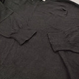 veritecoeur コットンシルクカシミヤ ドロップショルダー ST-032 セーター ニット ブラック レディース ヴェリテクール【中古】6-0207M♪