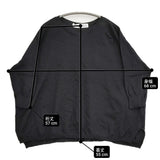 veritecoeur コットンシルクカシミヤ ドロップショルダー ST-032 セーター ニット ブラック レディース ヴェリテクール【中古】6-0207M♪