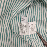MACKINTOSH PHILOSOPHY レギュラーカラーリネンミックスシャツ 定価22000円 長袖シャツ 24SS グリーン ホワイト レディース マッキントッシュフィロソフィー【中古】6-0513M∞