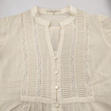 MACKINTOSH PHILOSOPHY レース サイズ38 ブラウス シャツ アイボリー レディース マッキントッシュフィロソフィー【中古】6-0207M♪