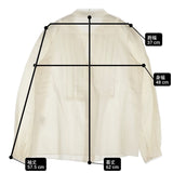 MACKINTOSH PHILOSOPHY レース サイズ38 ブラウス シャツ アイボリー レディース マッキントッシュフィロソフィー【中古】6-0207M♪