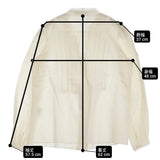 MACKINTOSH PHILOSOPHY レース サイズ38 ブラウス シャツ アイボリー レディース マッキントッシュフィロソフィー【中古】6-0207M♪
