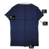 45R/45rpm インディゴ 半袖Ｔシャツ カットソー ネイビー レディース フォーティーファイブアールピーエム【中古】6-0608S∞