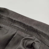 MARGARET HOWELL MHE0352 ウール 千鳥格子 サイズ2 テーラードジャケット グレー ネイビー レディース マーガレットハウエル【中古】6-0112T♪