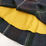 Pal'las Palace 圧縮ウールチェックフレアスカート PESK-7622 サイズ3 スカート グリーン ネイビー レディース パラスパレス【中古】6-0112T♪