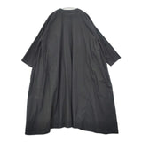 ARTS&SCIENCE Side gather coat dress 091-L522-061 コットン カシュクール ワンピース ブラック レディース アーツ&サイエンス【中古】6-0419M∞