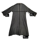 dosa シルク 羽織り カシュクール ラップドレス サイズ1 ワンピース チャコールグレー レディース ドーサ【中古】6-0225M♪