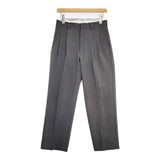 THE SHINZONE CHRYSLER PANTS クライスラーパンツ ツータックスラックス 定価23100円 21AMSPA01 パンツ グレー レディース シンゾーン【中古】6-0509G∞