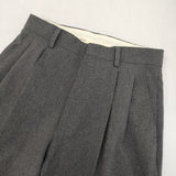 THE SHINZONE CHRYSLER PANTS クライスラーパンツ ツータックスラックス 定価23100円 21AMSPA01 パンツ グレー レディース シンゾーン【中古】6-0509G∞