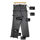 THE SHINZONE CHRYSLER PANTS クライスラーパンツ ツータックスラックス 定価23100円 21AMSPA01 パンツ グレー レディース シンゾーン【中古】6-0509G∞