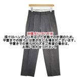 THE SHINZONE CHRYSLER PANTS クライスラーパンツ ツータックスラックス 定価23100円 21AMSPA01 パンツ グレー レディース シンゾーン【中古】6-0509G∞