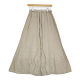 STATE OF MIND fibril flare skirt フィブリルフレアスカート サイズS 定価14300円 ロングスカート ライトベージュ レディース ステートオブマインド【中古】6-0314M♪