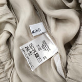 STATE OF MIND fibril flare skirt フィブリルフレアスカート サイズS 定価14300円 ロングスカート ライトベージュ レディース ステートオブマインド【中古】6-0314M♪