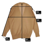 THE LIBRARY コットンニット サイズS 175-0164032 カーディガン ブラウン レディース ザ ライブラリー【中古】6-0222M♪