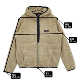 patagonia ウィメンズ ロスガトス フーデッドプルオーバー サイズS 25245 フリース ジャケット ベージュ レディース パタゴニア【中古】6-0115T♪