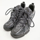 ecco biom c 65 レザーハイヒールシューズ 定価39600円 サイズ37 スニーカー ブラック レディース エコー【中古】5-1228G♪