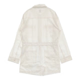 U by SPICK&SPAN ミニボイラースーツ 定価19250円 ジャンプスーツ オールインワン ツナギ 24SS ホワイト レディース ユーバイスピックアンドスパン【中古】6-0314M♪