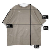 mina perhonen WS8174 choucho 刺繍 半袖Ｔシャツ カットソー グレー レディース ミナペルホネン【中古】6-0608S∞