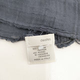 destin カシミヤ混 イタリア製 大判 無地 ストール ネイビー レディース デスティン【中古】6-0112G◎