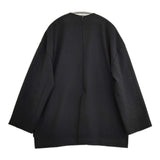 ENFOLD ウォッシャブルスリット2Wayボタンプルオーバートップス サイズ38 ブラウス シャツ ブラック レディース エンフォルド【中古】6-0207M♪