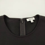 ENFOLD ウォッシャブルスリット2Wayボタンプルオーバートップス サイズ38 ブラウス シャツ ブラック レディース エンフォルド【中古】6-0207M♪