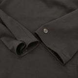 ENFOLD ウォッシャブルスリット2Wayボタンプルオーバートップス サイズ38 ブラウス シャツ ブラック レディース エンフォルド【中古】6-0207M♪