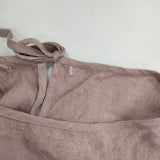 fog linen work ドロップショルダー プルオーバー リトアニアリネン ブラウス シャツ ピンク レディース フォグリネンワーク【中古】6-0608S∞