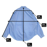 THE SHINZONE DADDY SHIRT ダディシャツ 定価19800円 サイズRS 21AMSBL08 長袖シャツ ライトブルー レディース シンゾーン【中古】6-0207M♪