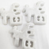 水垣千悦 ミズガキチヅル 福 3個セット 箸置き 食器 ホワイト レディース【中古】6-0108G◎