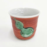 ひょうたん お猪口 ぐい吞み 徳利 とっくり 食器 レッド レディース【中古】6-0108G◎