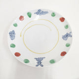 古川章蔵 フルカワショウゾウ うさぎ 中皿 2枚セット 皿 ホワイト レディース【中古】6-0108G◎