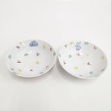 古川章蔵 フルカワショウゾウ うさぎ ボウル皿 2枚セット 食器 ホワイト レディース【中古】6-0108G◎